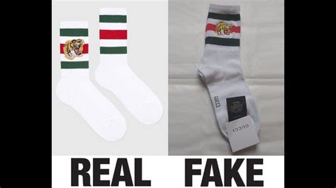 gucci lion socks fake|gucci real vs fake.